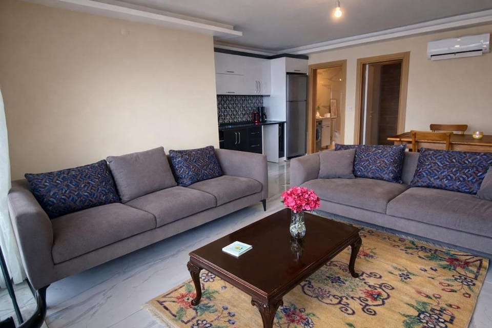Luxury Sea View Apartment 1 Bedroom Pool Parking Apartment in Muğla Province