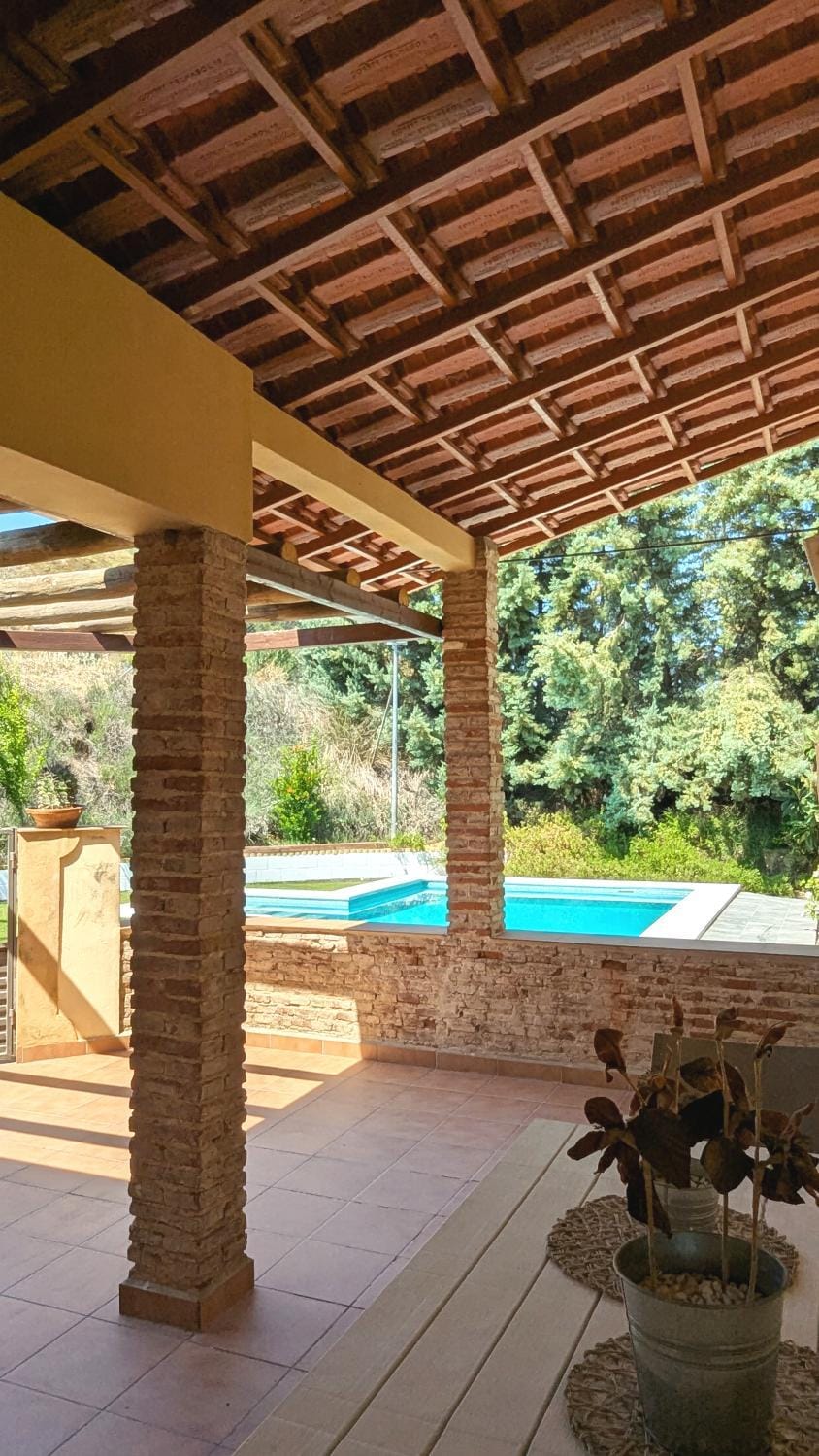 Patio, Day, Garden, Garden view, Pool view, Swimming pool