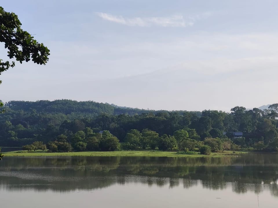 Nearby landmark, Day, Natural landscape, Lake view, Mountain view, River view