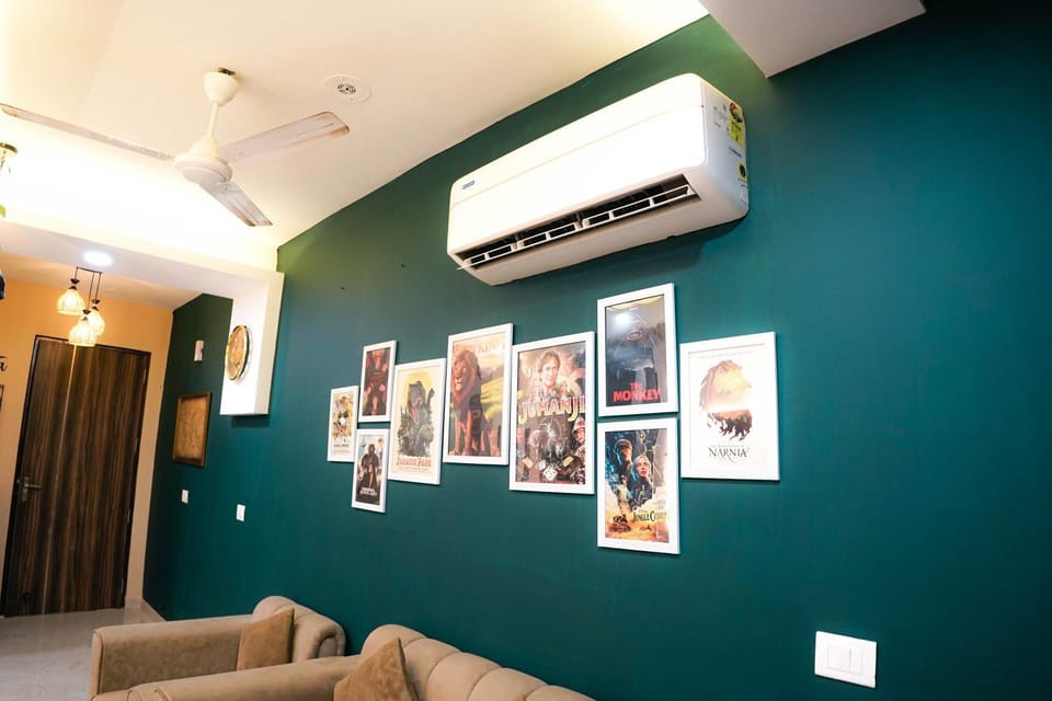 Living room, air conditioner