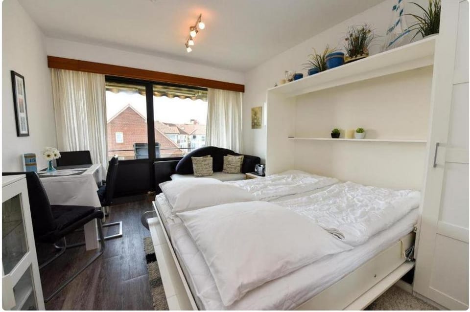 Bed, View (from property/room), Living room, Bedroom