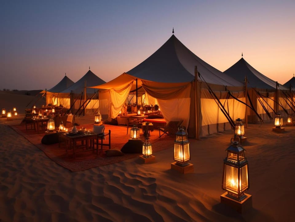 Over Night Stay in Desert Safari Camp Campground/ 
RV Resort in Dubai