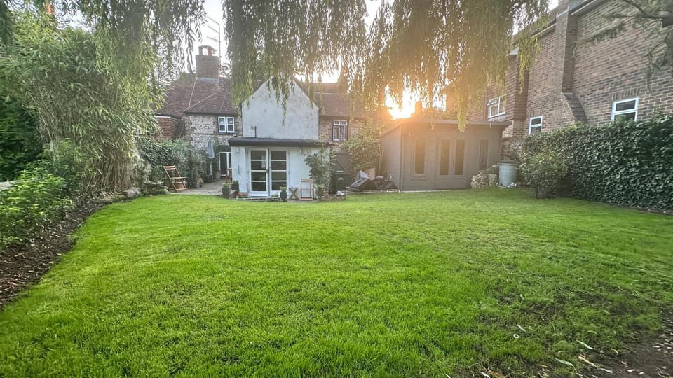 Property building, Garden view