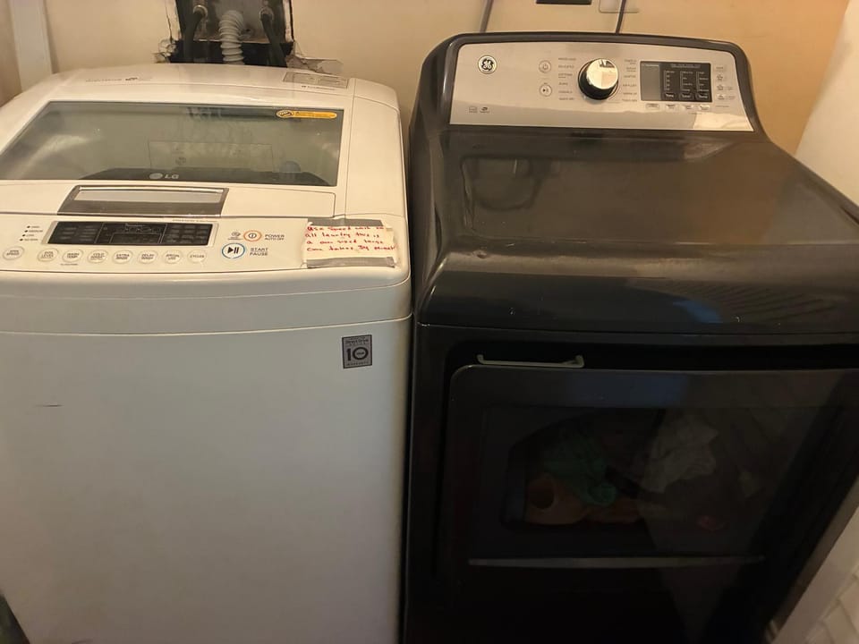 washing machine, dryer