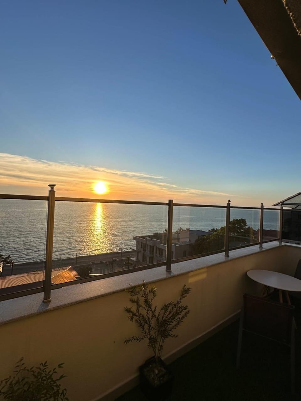 Balcony/Terrace, Sea view, Sunset