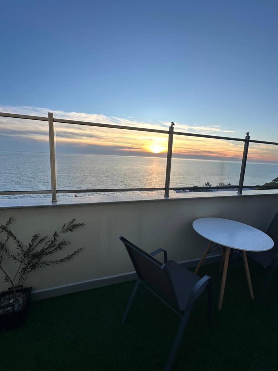 Balcony/Terrace, Sea view, Sunset