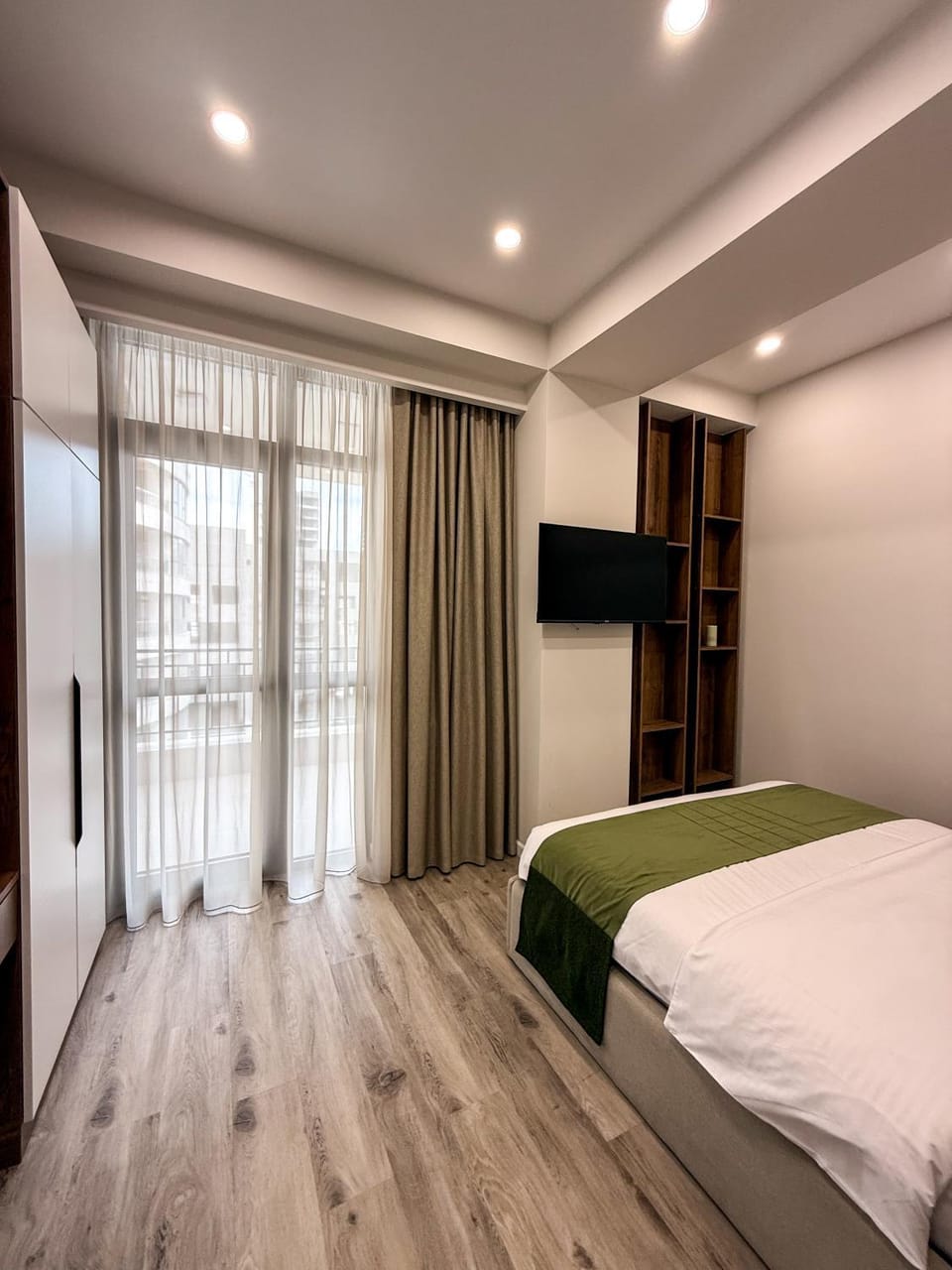 Bed, Bedroom, wardrobe