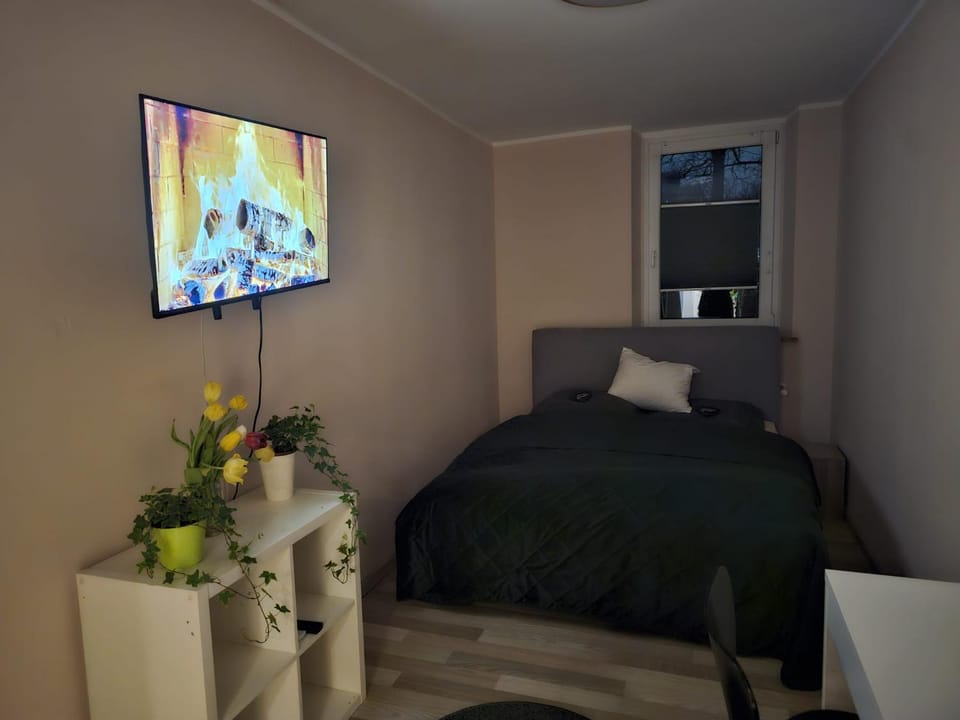 Bed, TV and multimedia, Photo of the whole room, Bedroom