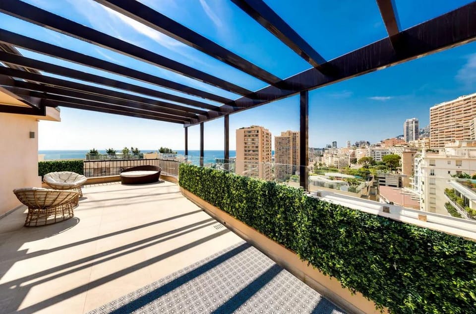 Property building, Patio, Day, View (from property/room), Balcony/Terrace, City view