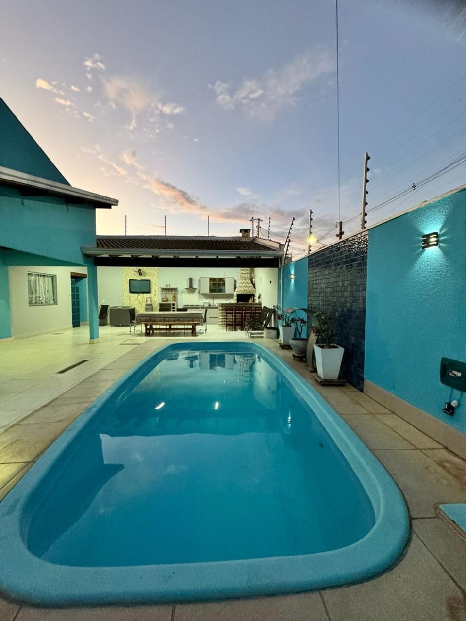 Sobrado Azul House in State of Mato Grosso, Brazil