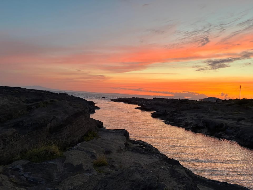 Sea view, Sunset