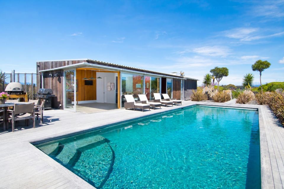 Kina Retreat - Main House with Pool Access House in Tasman District, Tasman, New Zealand