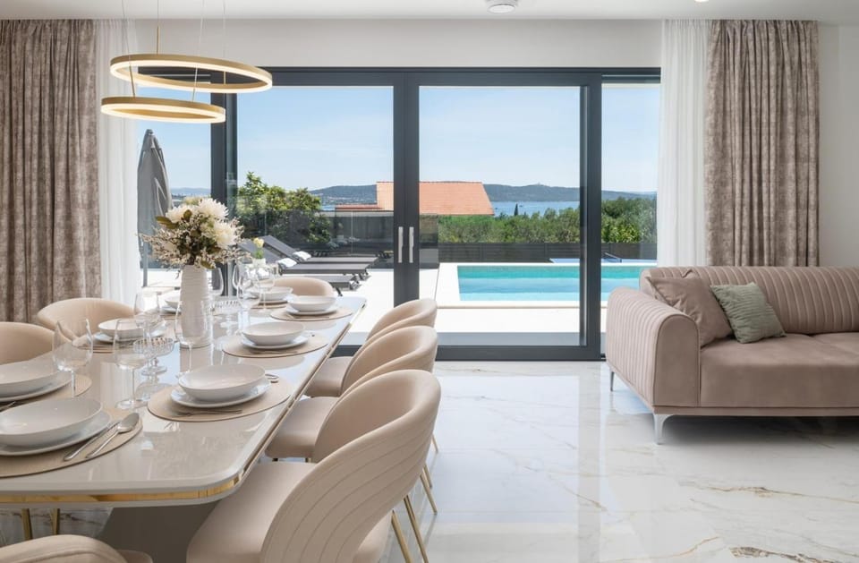 NEW Villa LaMar Heated Pool Sea View near Split Villa in Split-Dalmatia County