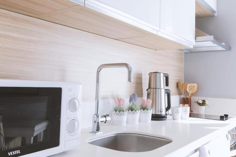 Coffee/tea facilities, Kitchen or kitchenette, minibar, stove