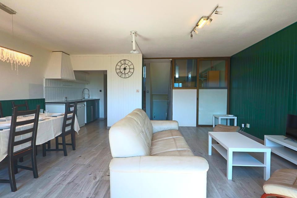 Living room, kitchen