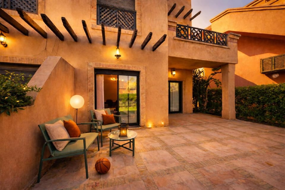 Terrace & Pool Atlas Golf Resort Marrakech Apartment in Marrakesh