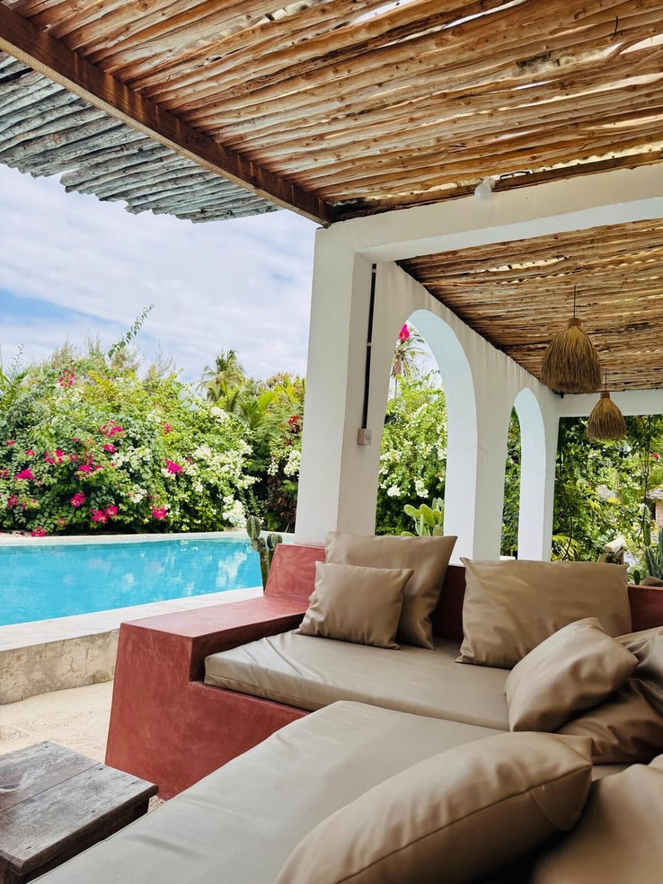 Day, Garden, View (from property/room), Seating area, Garden view, Pool view, Swimming pool