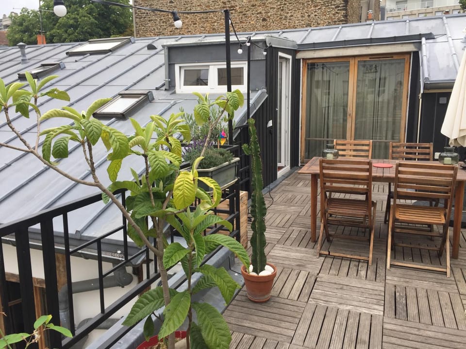 Paris, calme et superbe appartement avec terrasse Apartment in Paris