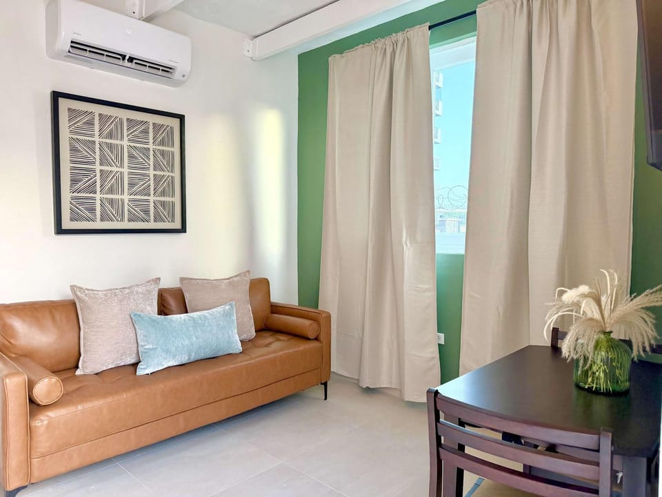 Living room, Seating area, air conditioner