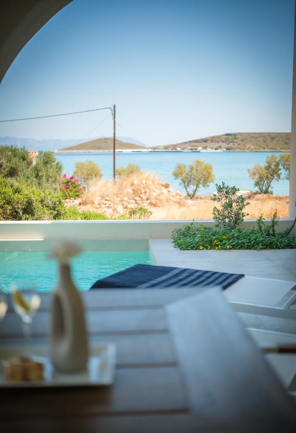 Natural landscape, View (from property/room), Balcony/Terrace, Sea view, Swimming pool
