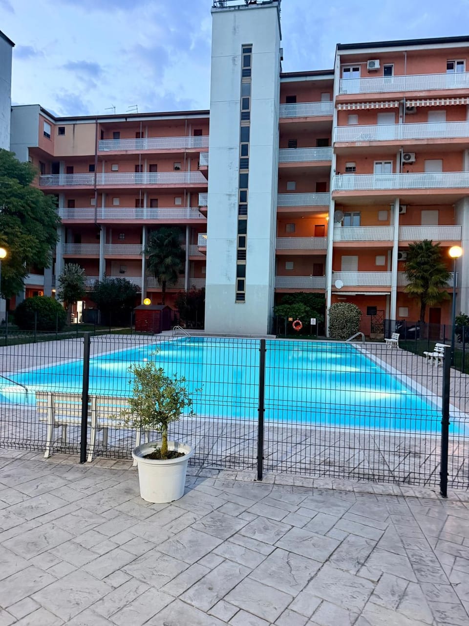 Property building, Pool view, Swimming pool
