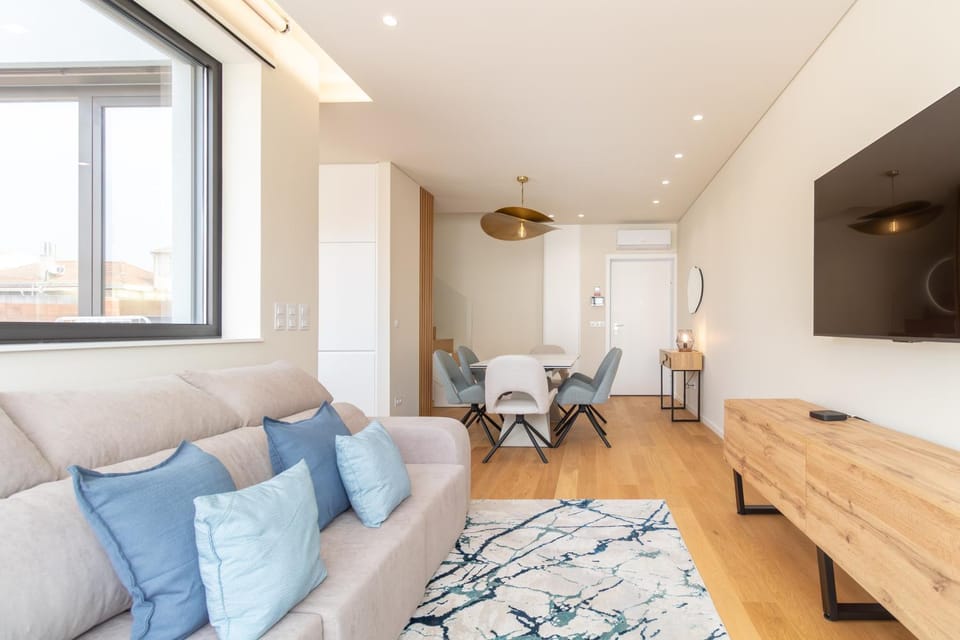 Coastal 3BR Duplex w Terrace by LovelyStay Apartment in Matosinhos
