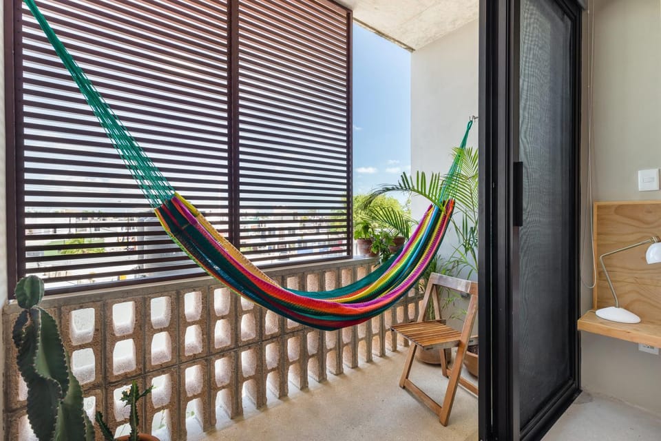 Urban Loft w Rooftop Pool in Donceles Apartment in Cancun