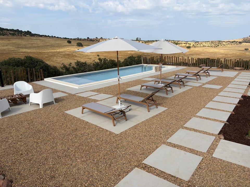 Natural landscape, Pool view, Swimming pool