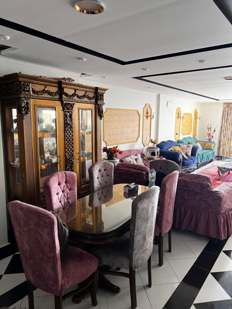 في الاسكندريه علي البحر مباشر امام شاطئ ريجينسي برج 697 لؤلؤة المنتزه 225 متر دور عالي Apartment in Alexandria
