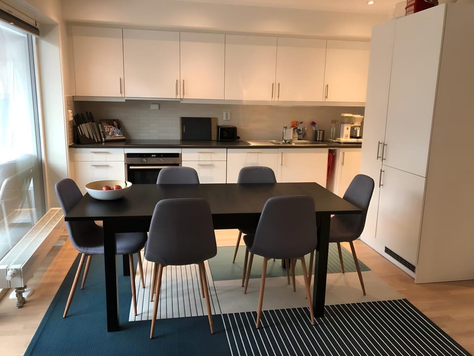 Kitchen or kitchenette, Dining area, oven, stove