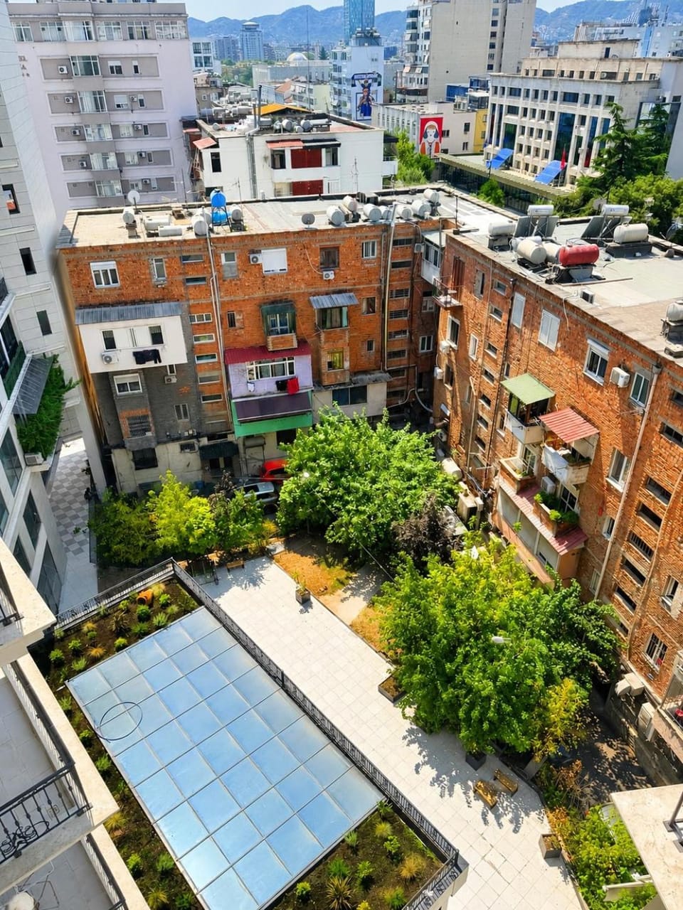 Green Terrace Square View Apartment in Tirana