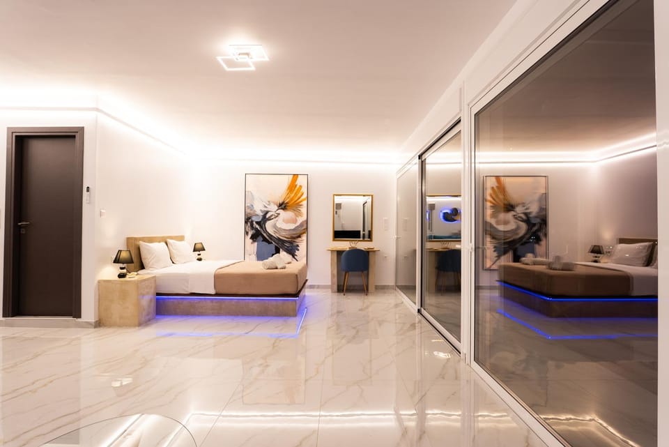 Private Suite with Panoramic Athens View House in Athens
