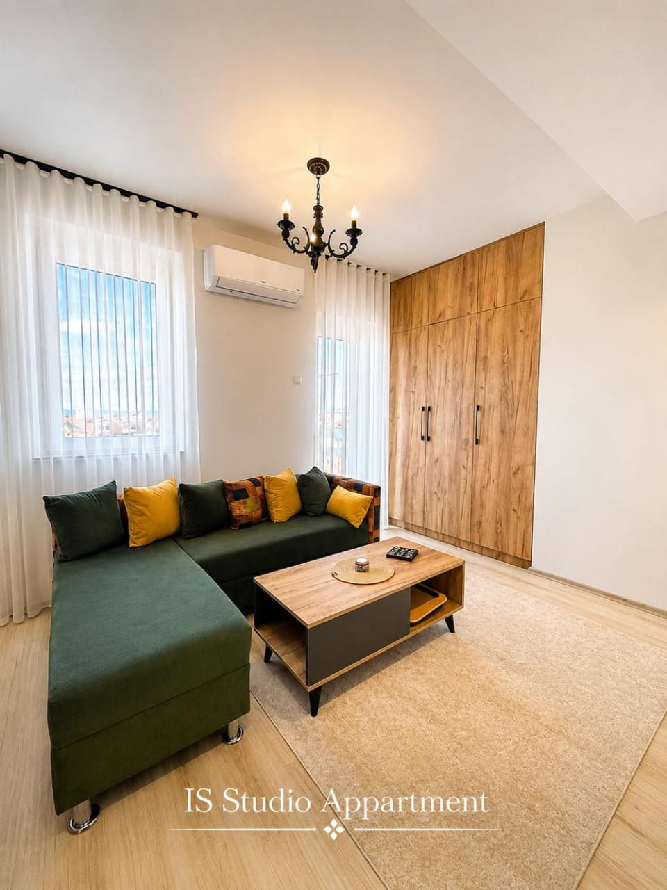 Living room, Seating area, wardrobe, air conditioner