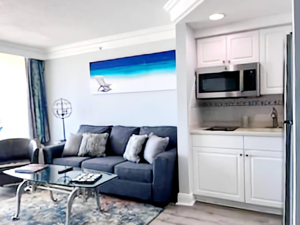 Daytona Beach Oasis Oceanfront balcony 1 bdrm Apartment in Holly Hill