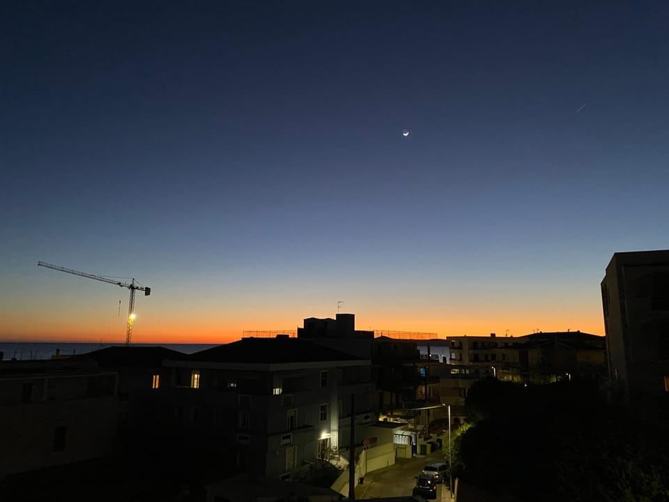 Night, Balcony/Terrace, Sea view