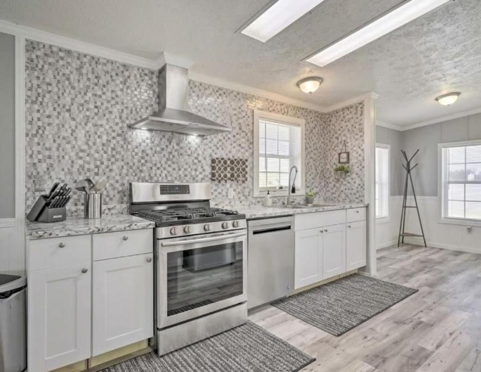 oven, stove, kitchen, air conditioner