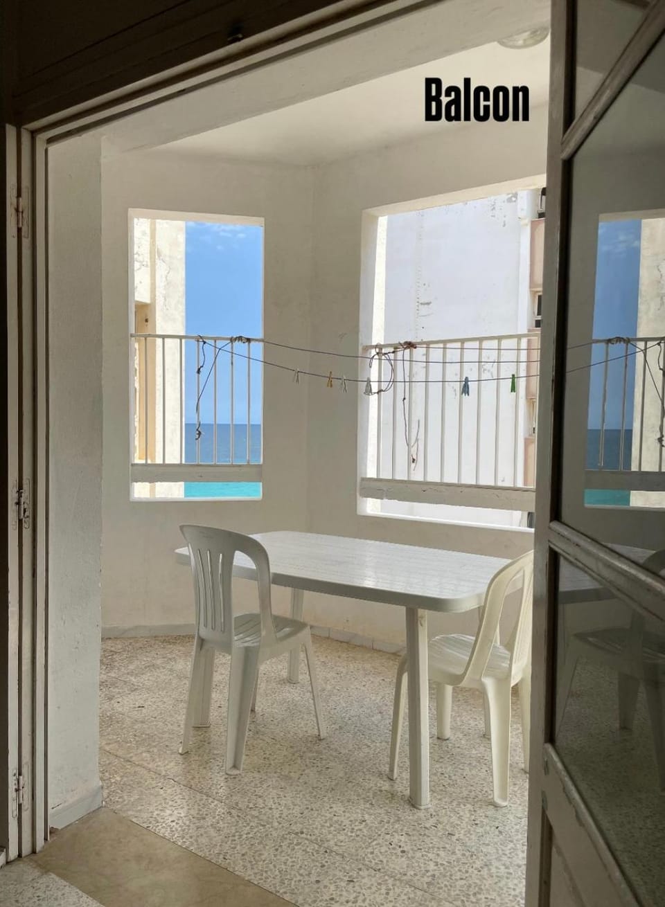 Natural landscape, Balcony/Terrace, Dining area, Sea view