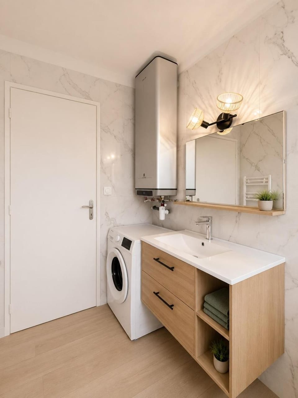 Toilet, Bathroom, washing machine