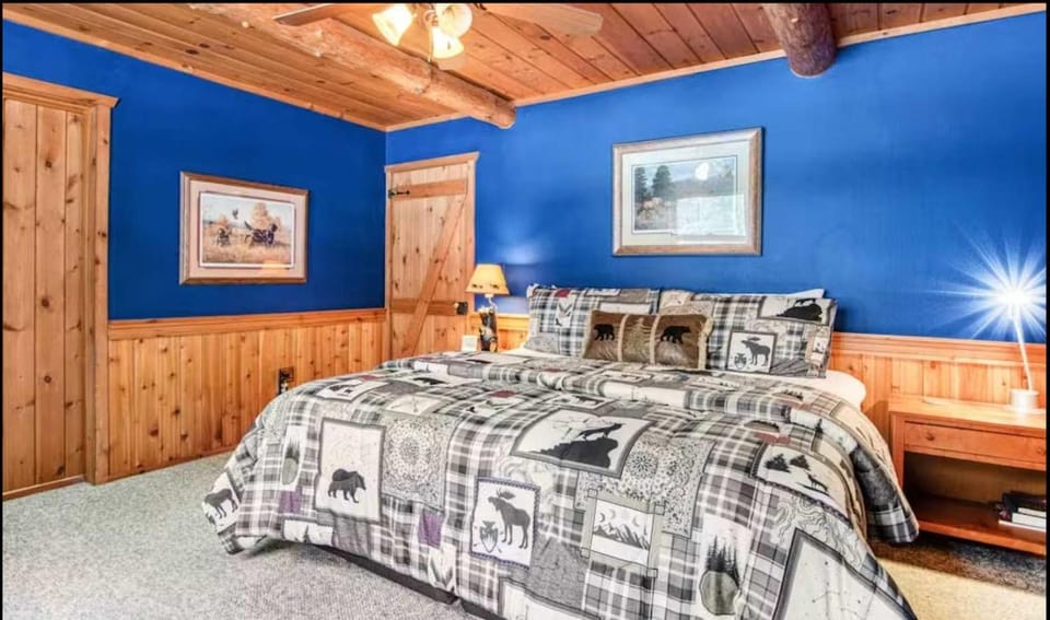 Lakefront home with private dock two decks kayaks & AC House in Eagle River