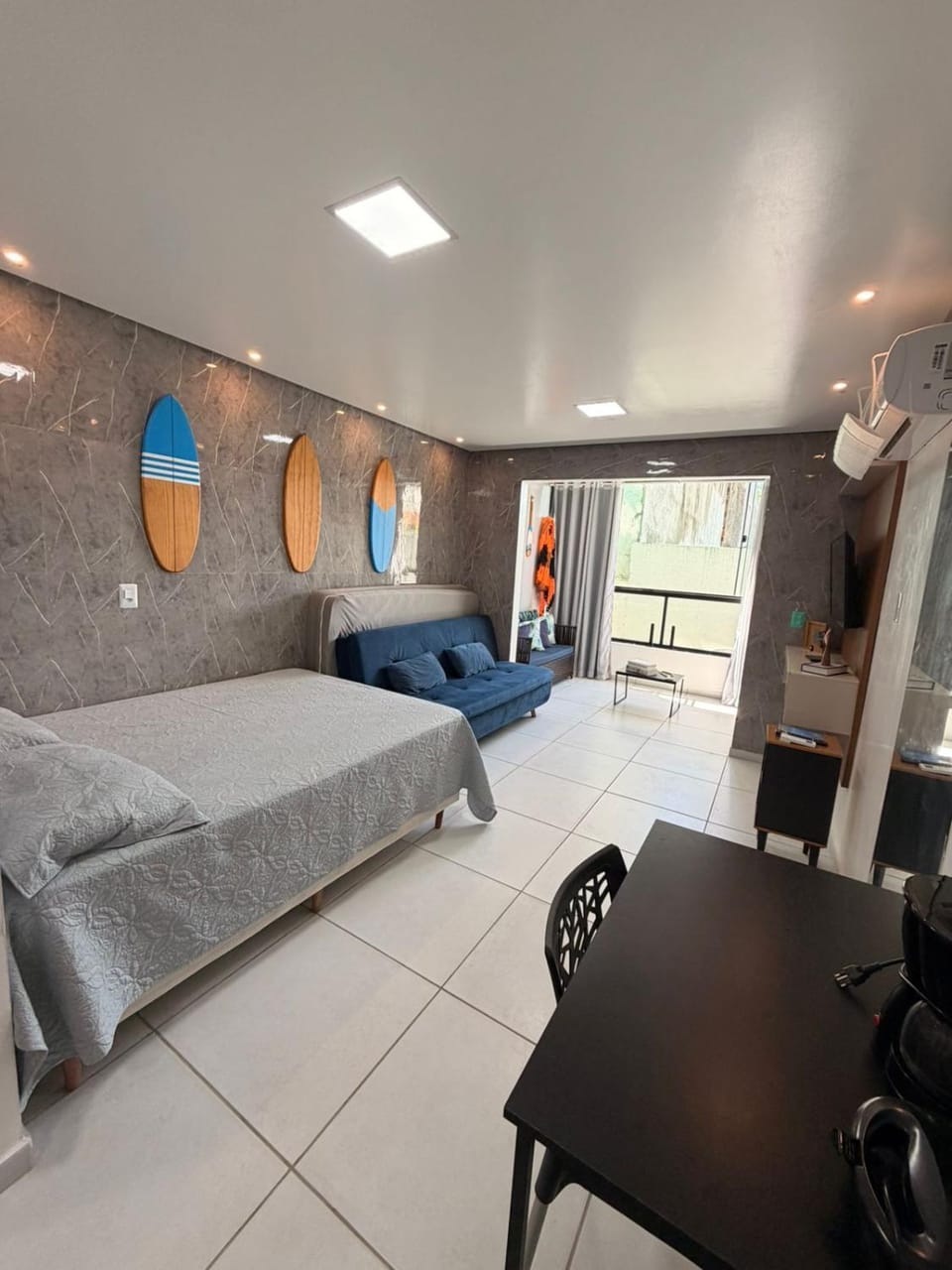Bed, Living room, Bedroom