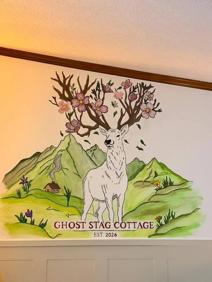 Ghost Stag Cottage Hot Tub, Theatre & Games House in Stanley