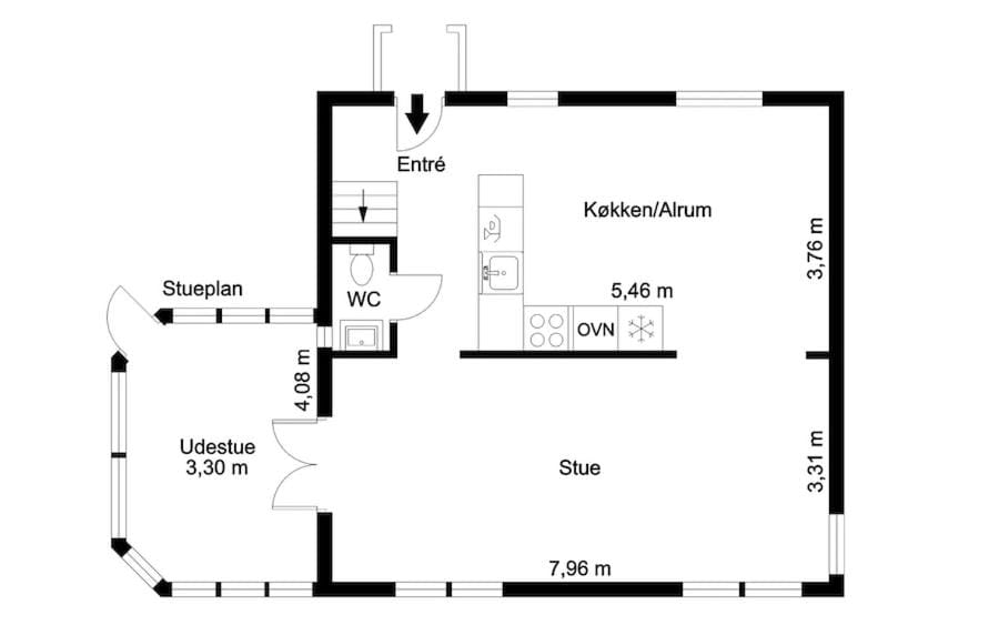 Newly renovated house close to the ferry, downtown, and the beach Villa in Frederikshavn