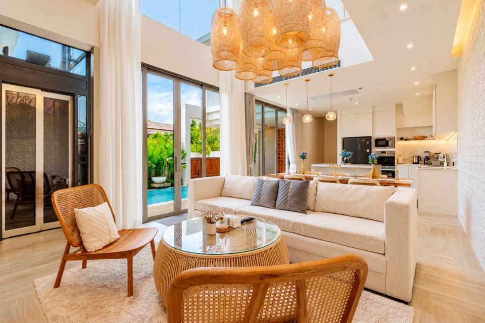 Beautiful 4BR Rooftop Villa Near the Beach V322 Villa in Choeng Thale