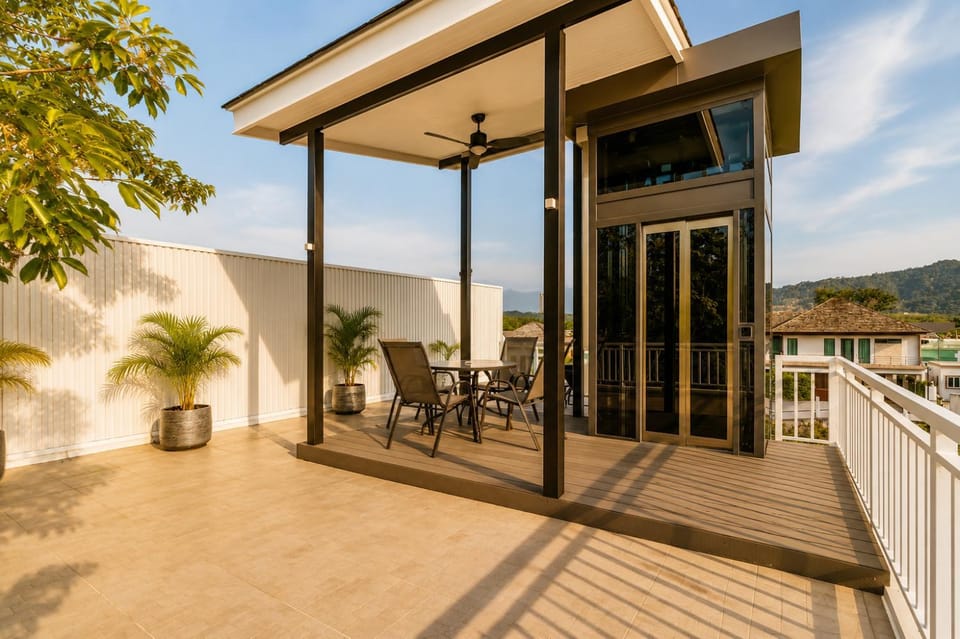 Beautiful 4BR Rooftop Villa Near the Beach V322 Villa in Choeng Thale