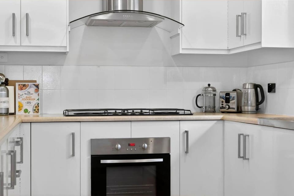 Kitchen or kitchenette, toaster