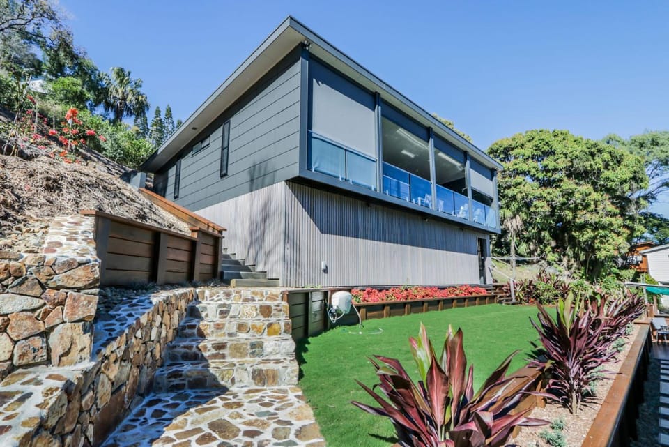 Property building, Garden view
