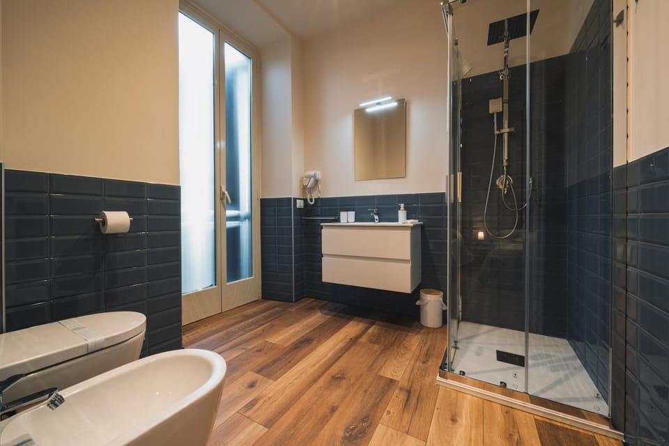 Shower, Bathroom, bidet, hair dryier
