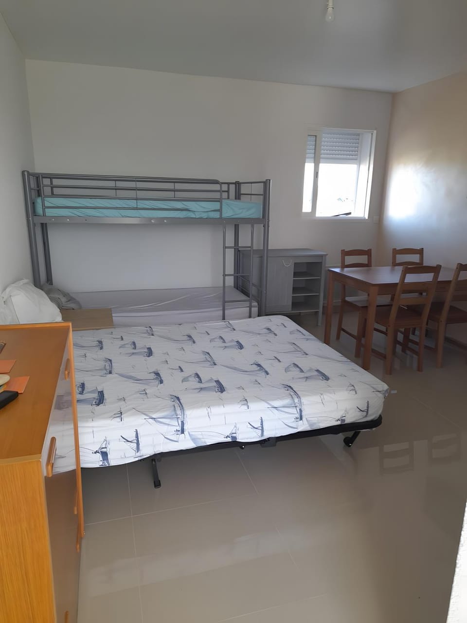 Property building, Living room, Bedroom