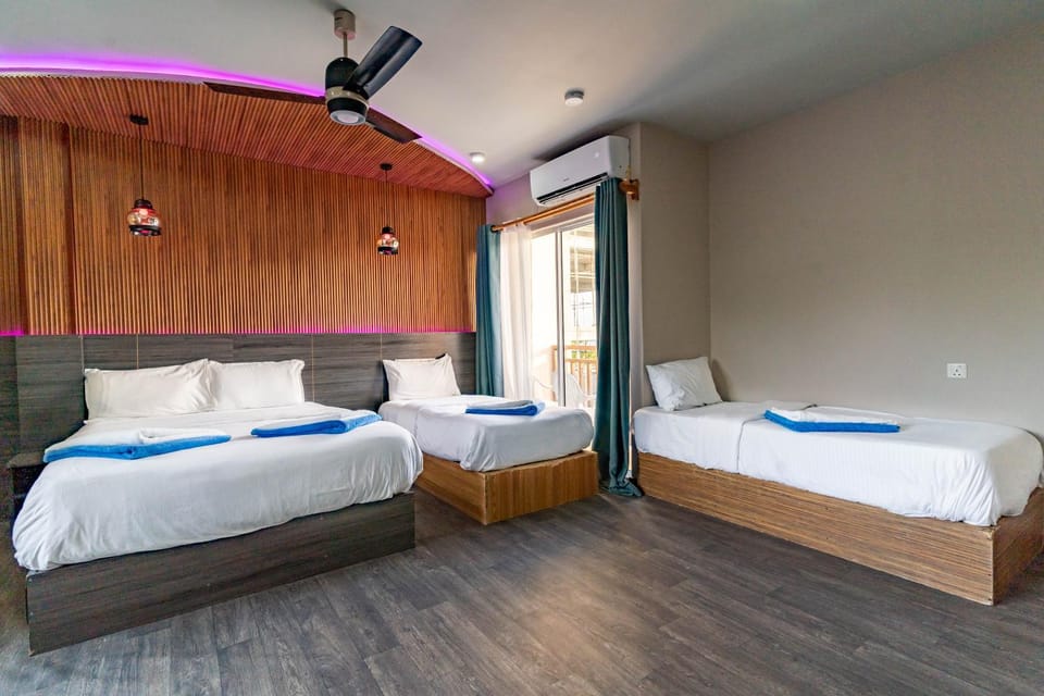 Bedroom, air conditioner
