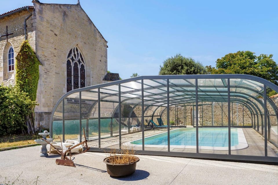 Property building, Living room, Swimming pool